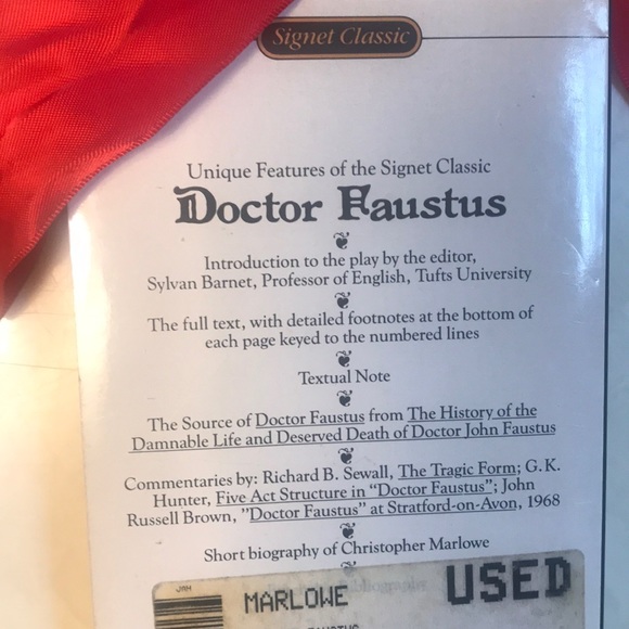 3 for $15 bundle item: Doctor Faustus - Picture 2 of 6